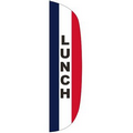 "LUNCH" 3' x 15' Stationary Message Flutter Flag